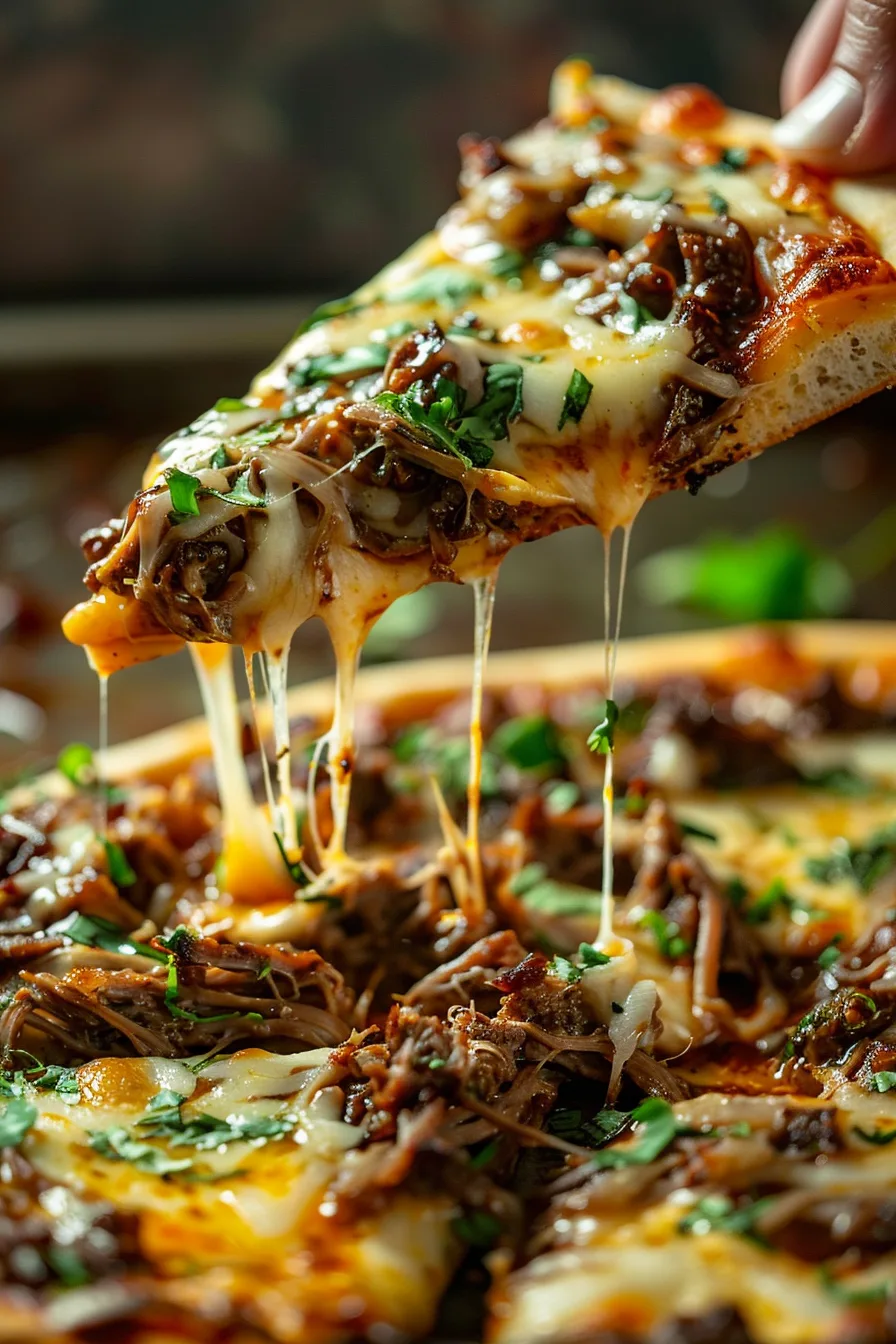 Crispy Birria Pizza