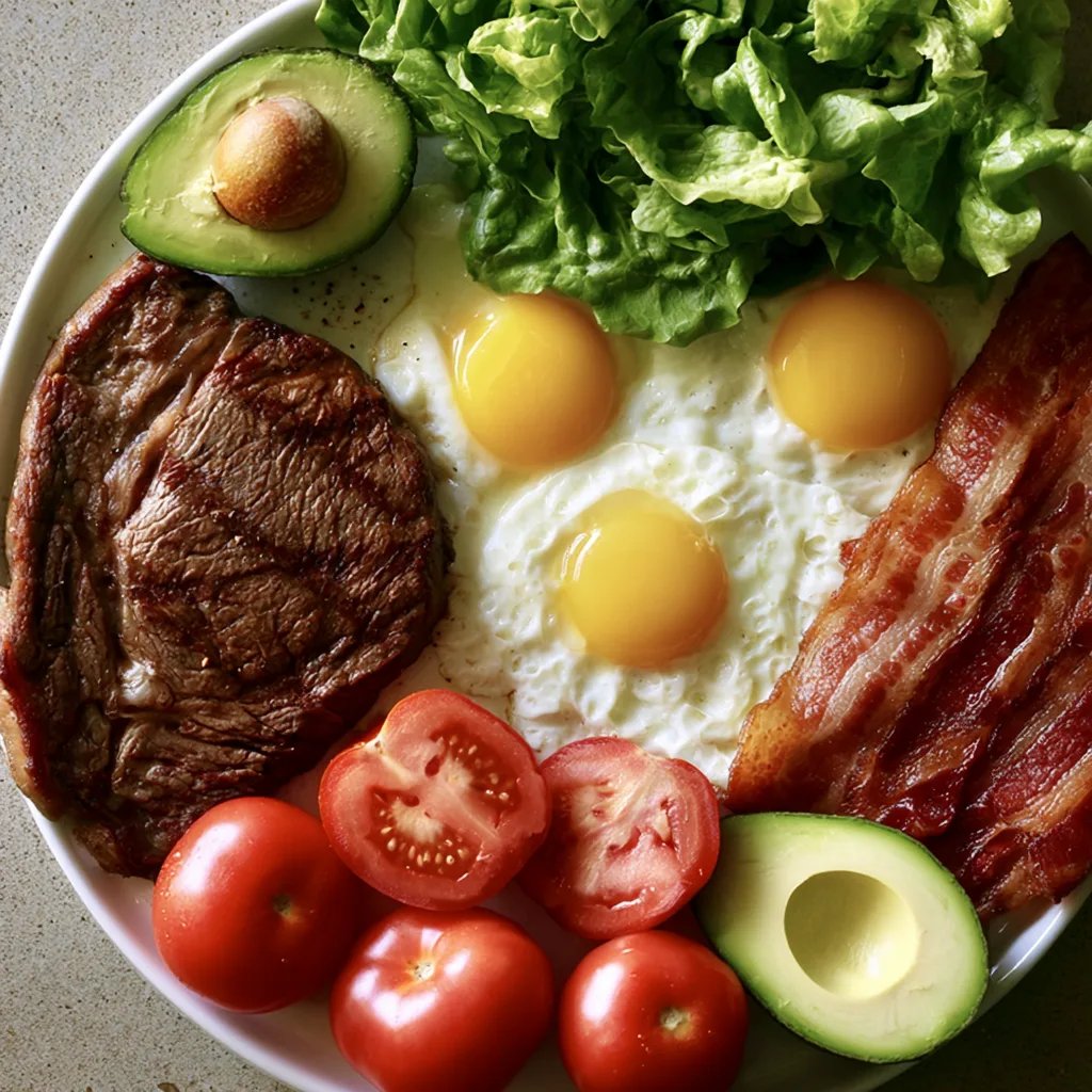 ingredients for steak cobb salad